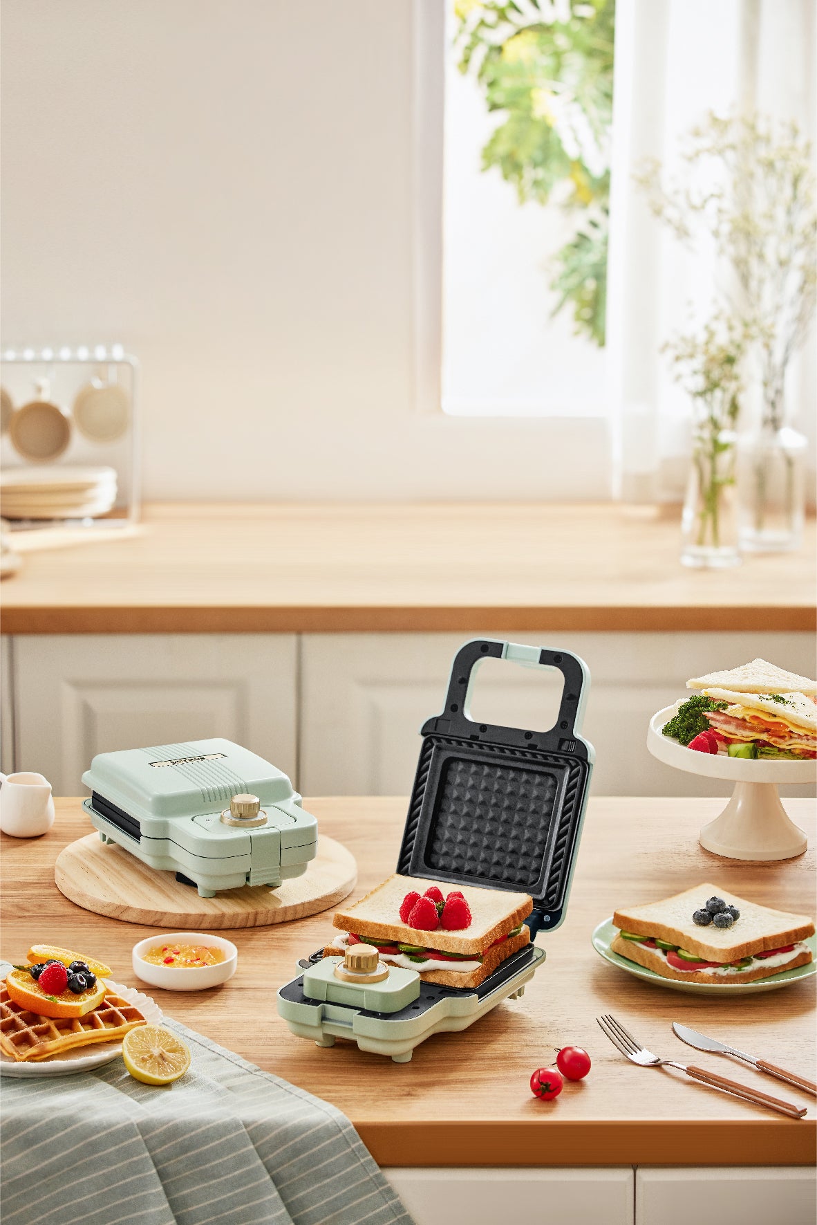 Sandwich‧Heating‧Fast‧Gourmet‧PE5166 Multifunctional Sandwich Maker