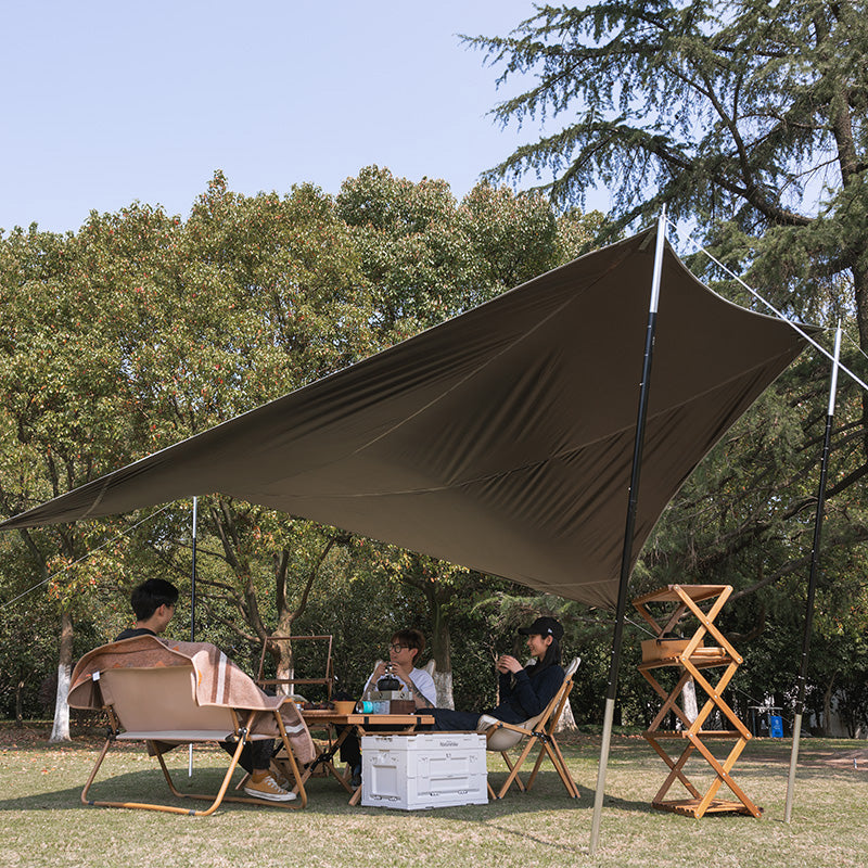 Five-square awning (excluding poles) - Green