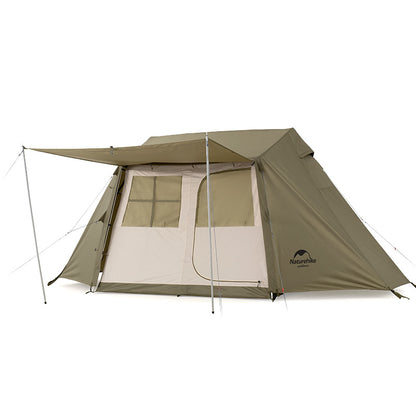 Country style 5.0 three to four person tent (with tent poles)