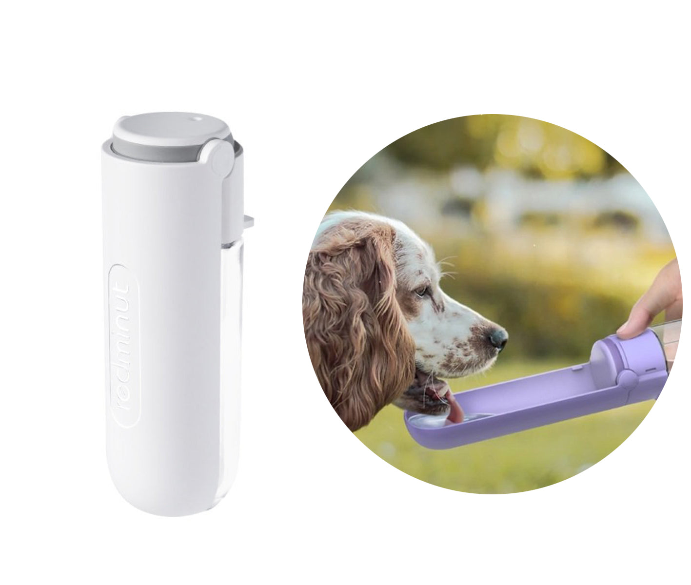 Portable dog drinking bottle│Walk with your pet‧Extra long sink